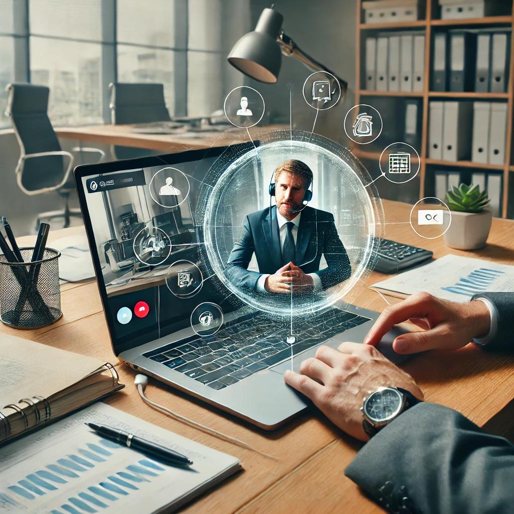 An_image_representing_proximity_and_online_service